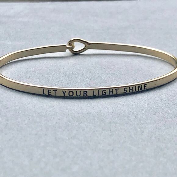 Let Your Light Shine Bracelet-Gold - Picture 1 of 2